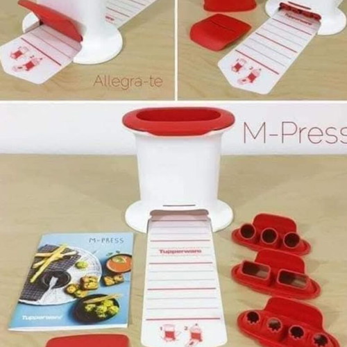 Tupperware Roll Press 630ml new with 4 attachments for cookies
