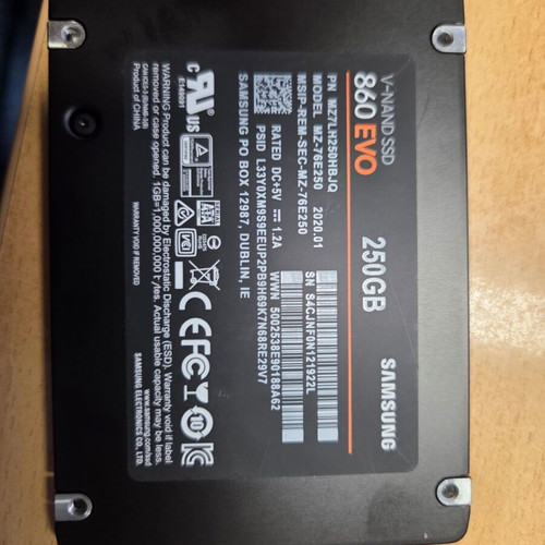 Samsung 860 EVO SSD 250GB