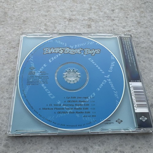 Backstreet Boys Get Down CD single like new, pop