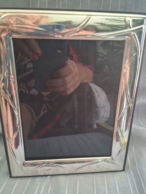 Silver frame 925 with design, 23×18cm