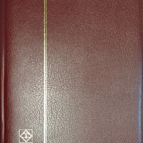Leuchtturm LSZ 4/32KG Stamp Album like new, leather luxury with case
