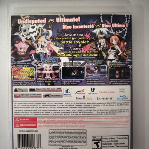 Mugen Souls Z PS3 game