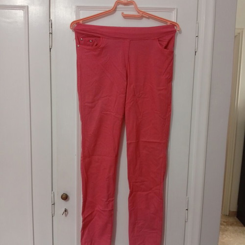 Pants leggings coral color used, size M 38 10
