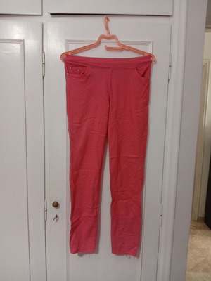 Pants leggings coral color used, size M 38 10
