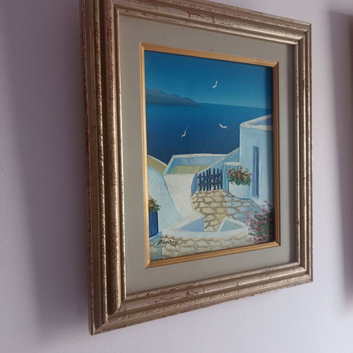 Oil painting on canvas 30x36 cm like new