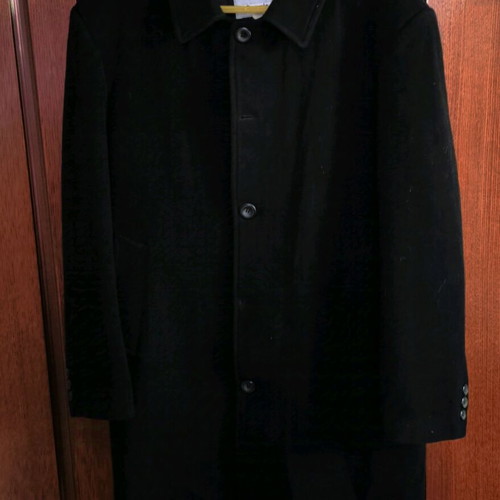 Men's black coat size medium like new