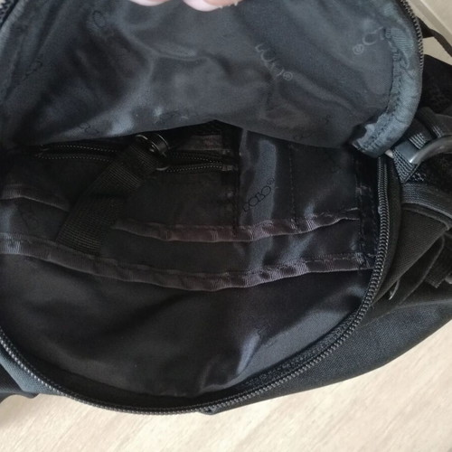 Polo black belt and waist bag like new