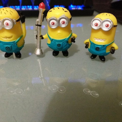 Φιγούρες Minions σετ 10, σαν καινούργιο, 3-4 εκ.