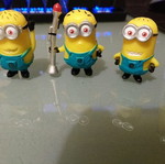 Φιγούρες Minions σετ 10, σαν καινούργιο, 3-4 εκ.