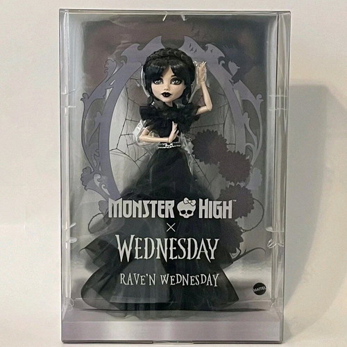 Monster High X Wednesday Rave'n doll new