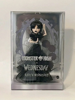 Monster High X Wednesday Rave'n doll new