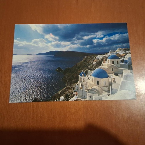 Postcards new, pack of 7 with Santorini, Mykonos, Zakynthos