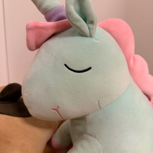 Tikl plush dog and unicorn like new