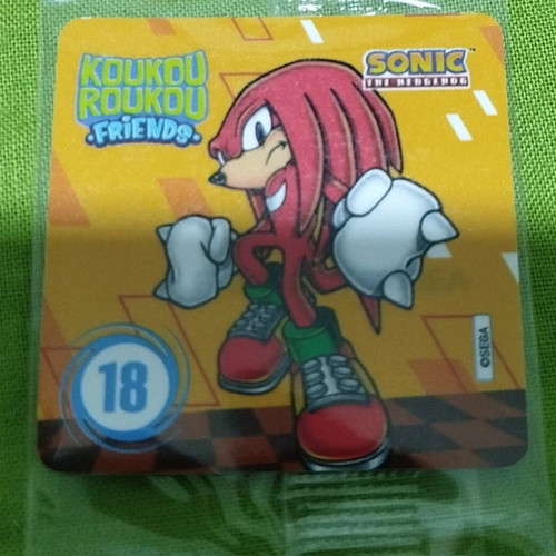 Koukouroukou Stickers No18 new, Sonic