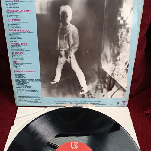 Alan Vega Saturn Strip vinyl record, European pressing, rock
