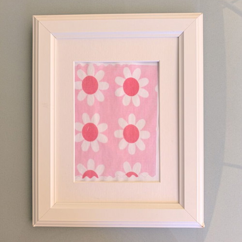 White wooden photo frame used, 24x30 cm