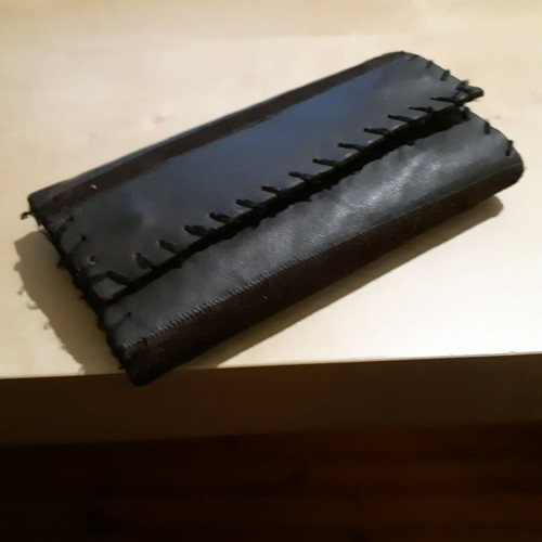 Handmade leather tobacco case like new