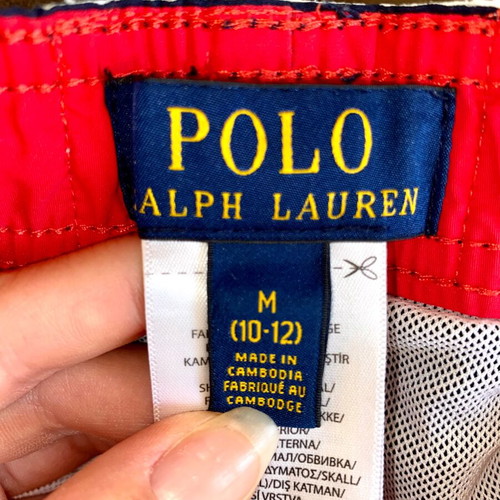 Polo Ralph Lauren boys' swim shorts new, navy blue, size M