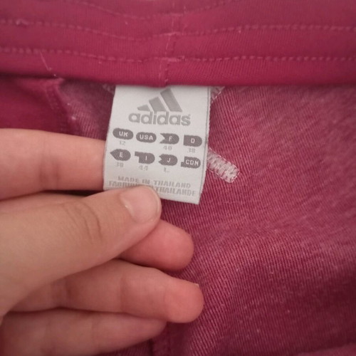 Adidas tracksuit used, burgundy, size M