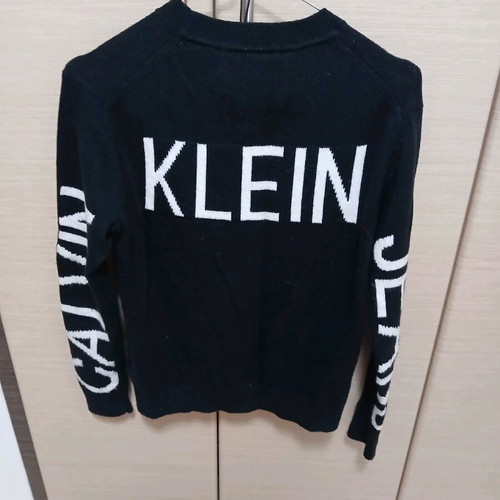 Calvin Klein sweater used, XS, black and white, authentic