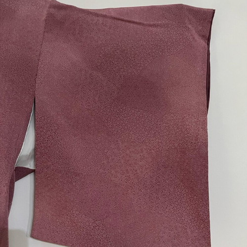 Kimono made of Japanese silk and cotton used, green