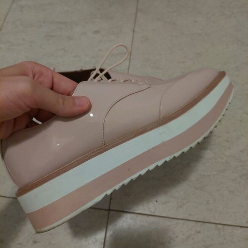 Zara city shoes pink pastel like new, size 37