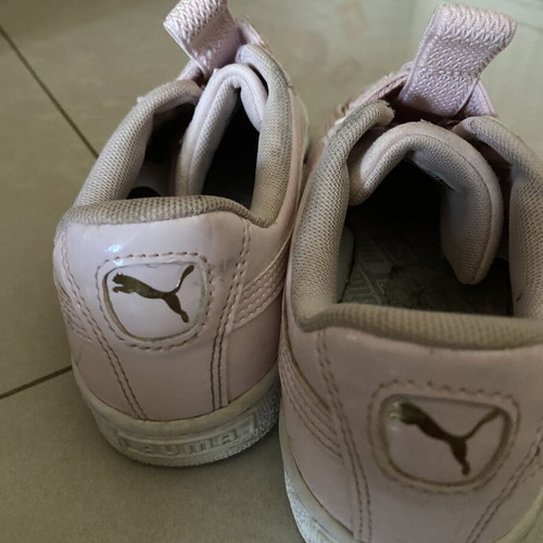 Puma women's athletic shoes used, pink, size 37