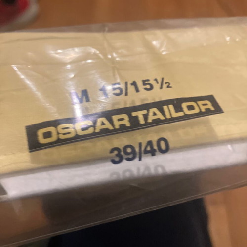 Glou Sport and Oscar Tailor dress shirts size M new, brown and yellow