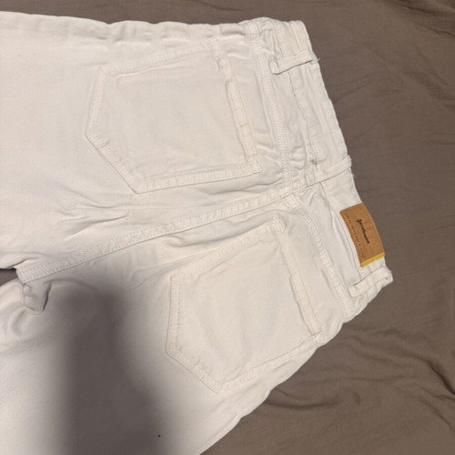 Arena white elastic mom fit jeans size M used