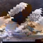  Αγαλμα A. Belcari Capodimonte ( ζευγαρι σε παγκακι ) διαστασεις (21Χ21) σε πολυ καλη κατασταση !!!
