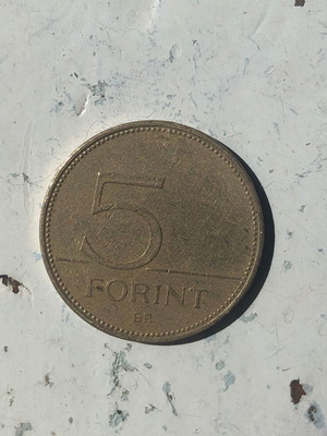 Hungary 5 Forint 1997 Coin used