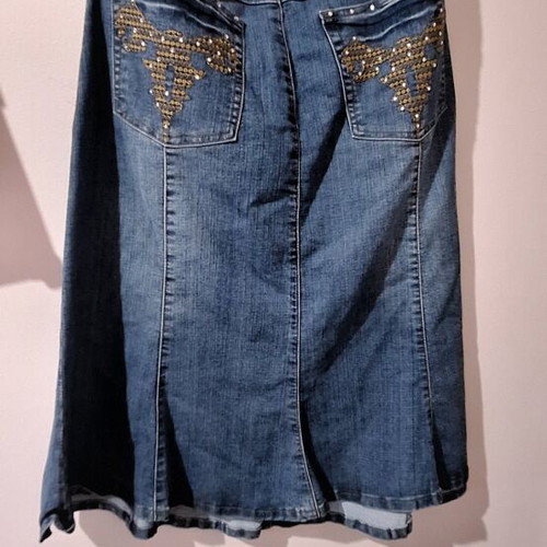 Denim skirt new, size XXXL / 46 / 18