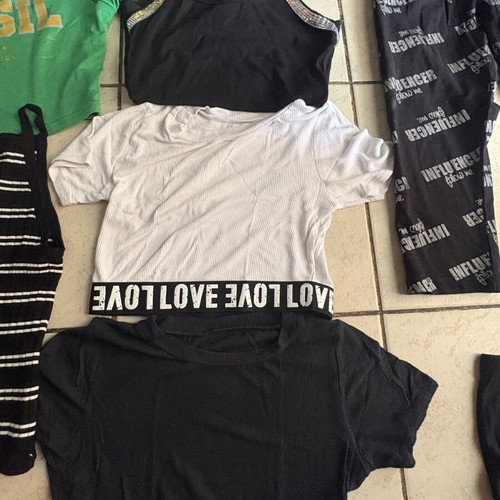 Girls' sportswear and casual clothes pack of 9 pieces like new, XS-S