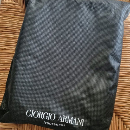 Giorgio Armani Blue Travel Pouch new with dust bag