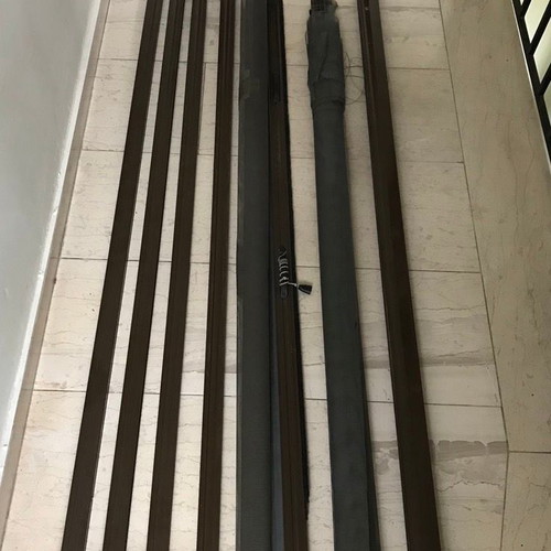 Aluminum parts from window screens used, pack of seven