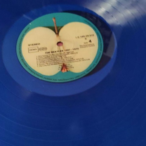 The Beatles 1970-1976 collectible double blue vinyl new