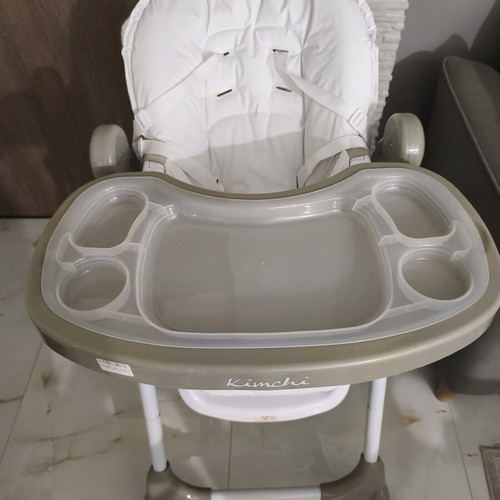 Cangaroo Kimchi Baby Highchair light gray new