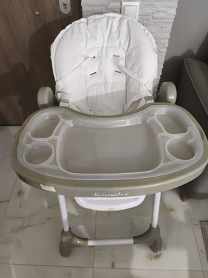 Cangaroo Kimchi Baby Highchair light gray new