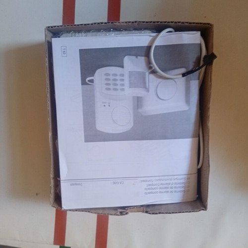 Compact Alarm System with Motion Detector and Siren new