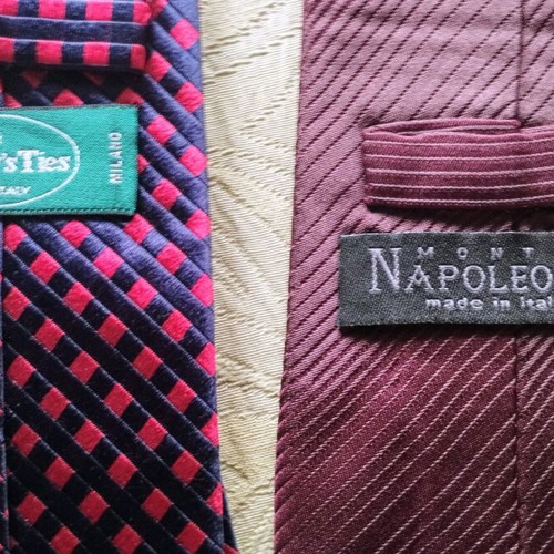 Italian silk ties like new, Monte Napoleone and Andrew's Ties