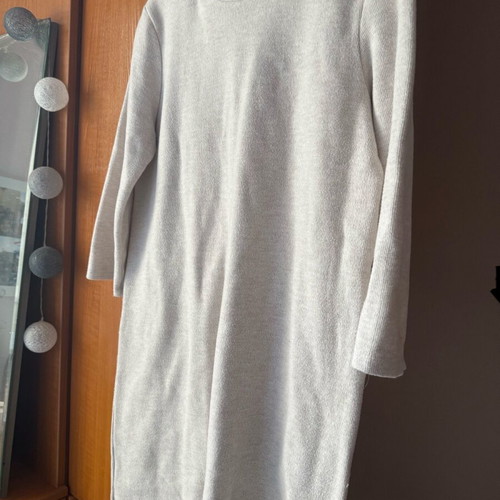 Knit thin dress Zara like new, beige