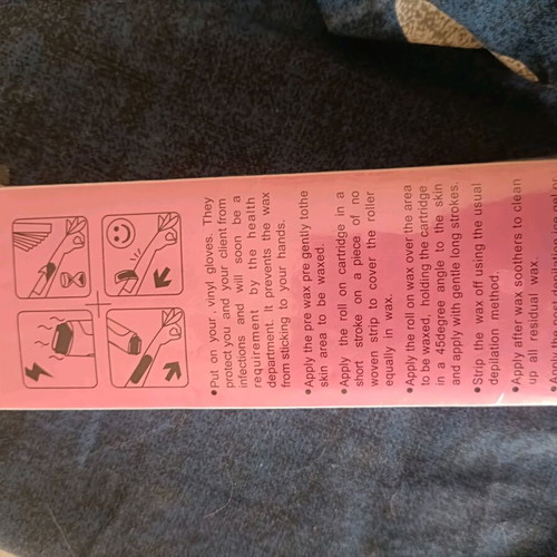 White hair removal strips like new