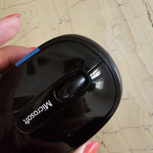 Microsoft Sculpt Comfort Bluetooth mouse used, black