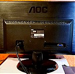  AOC - Οθόνη E950SWN LED των 18.5" & ανάλυση 1366x768
