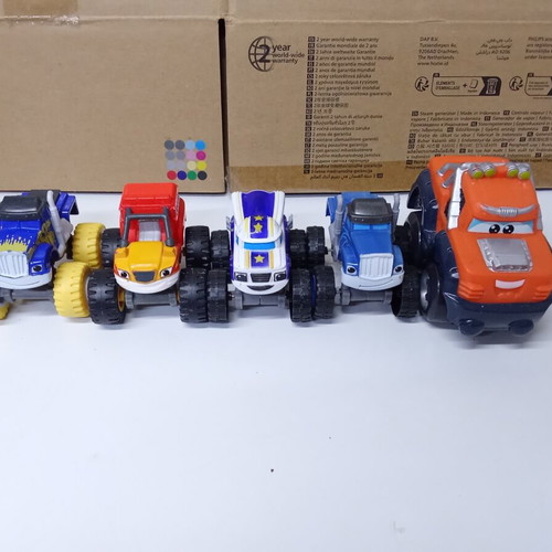 Monster Trucks set of 5 used from Blaze and the Monster Machines