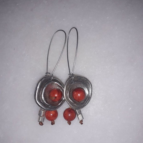 Handmade hanging earrings like new