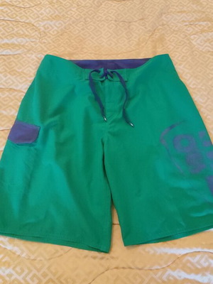 Μαγιό Quiksilver boardshorts μέγεθος 34 σαν καινούργιο, μπλε και πράσινο