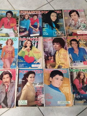Romantso collectible magazines used, 12 issues 1975-1978
