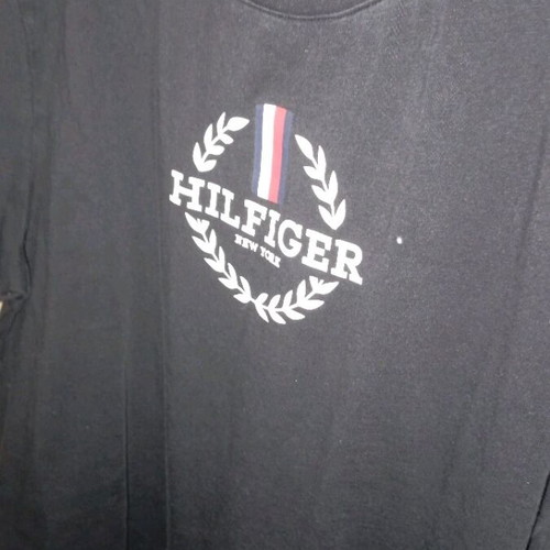 Tommy Hilfiger men's t shirt black medium slim new