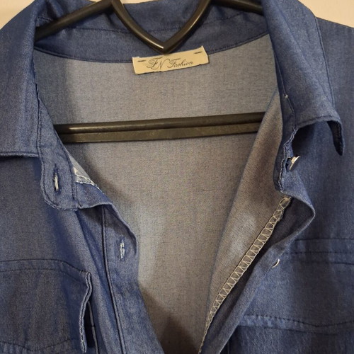 Maxi semizie dress blue, like new, FN Fashion Italy